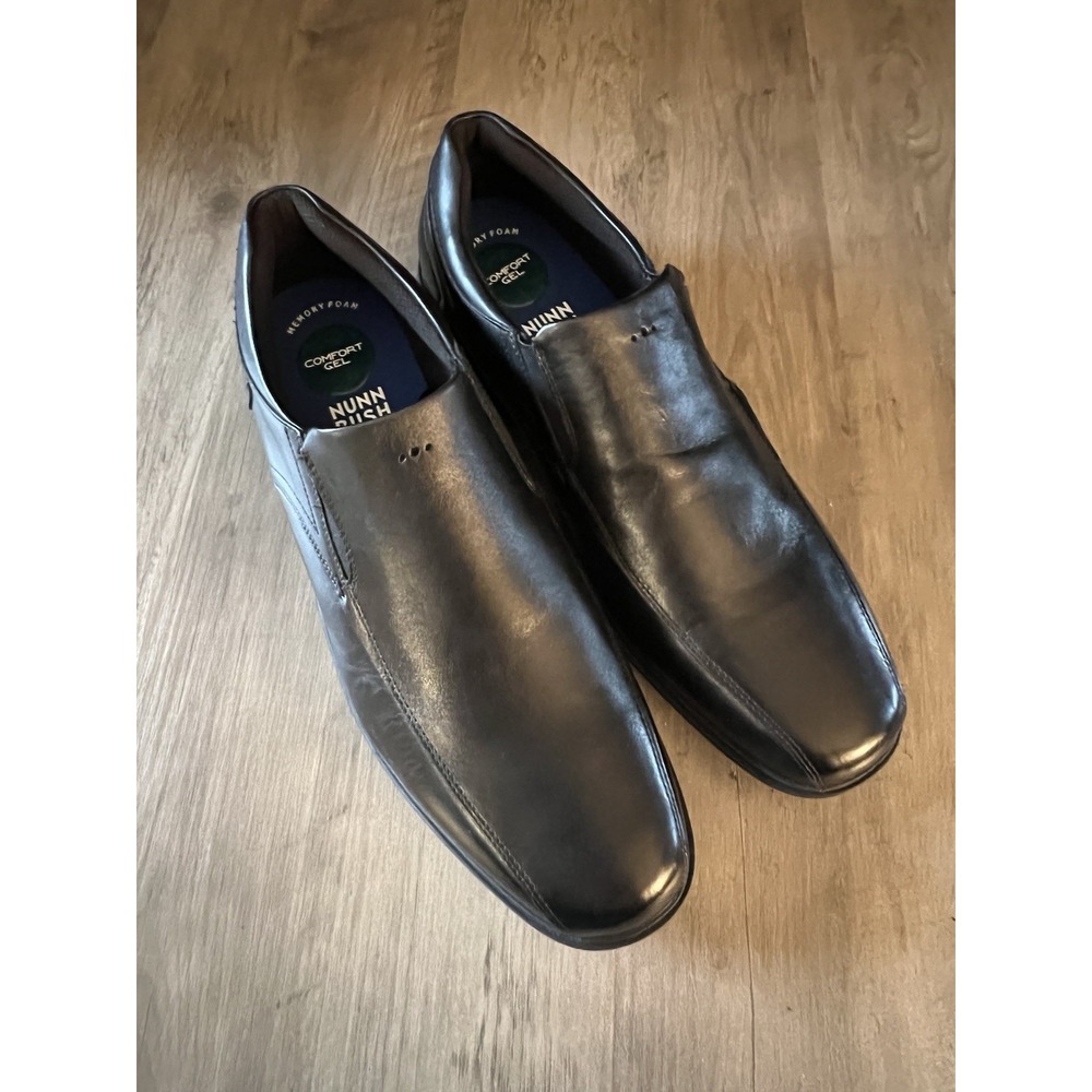 Men's Nunn Bush Kore Gel Slip-on Loafers Leather Shoes Non-slip Sz 14.5 NWT READ